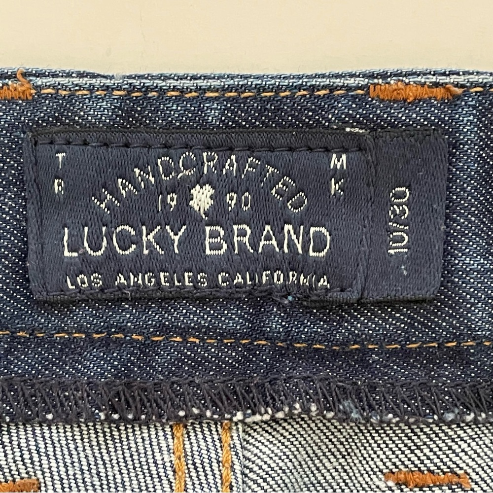 Lucky Brand Women's Sweet Jean Crop, Straight Leg in Blue Denim, Sz 10 / 30 - Picture 10 of 16